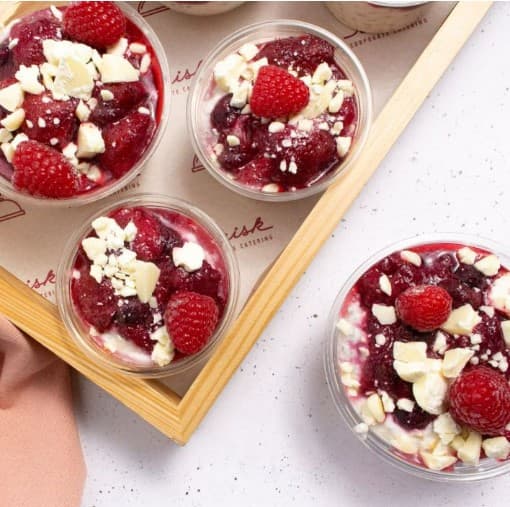 Strawberry & White Chocolate Overnight Oats(220ml)