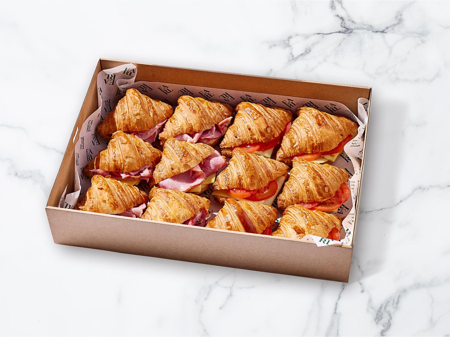 Mini Croissant Platter (12 Pieces)