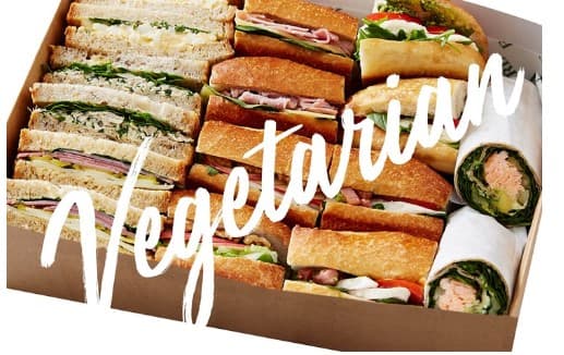 Vegetarian Sandwich Platter (16 pieces)