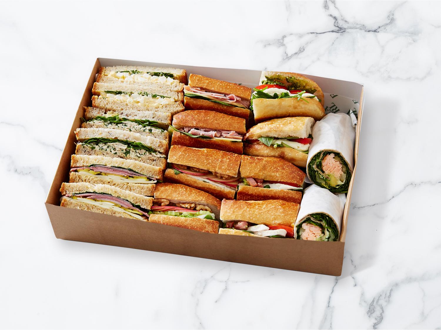 Mixed Sandwich Platter (16 Pieces)