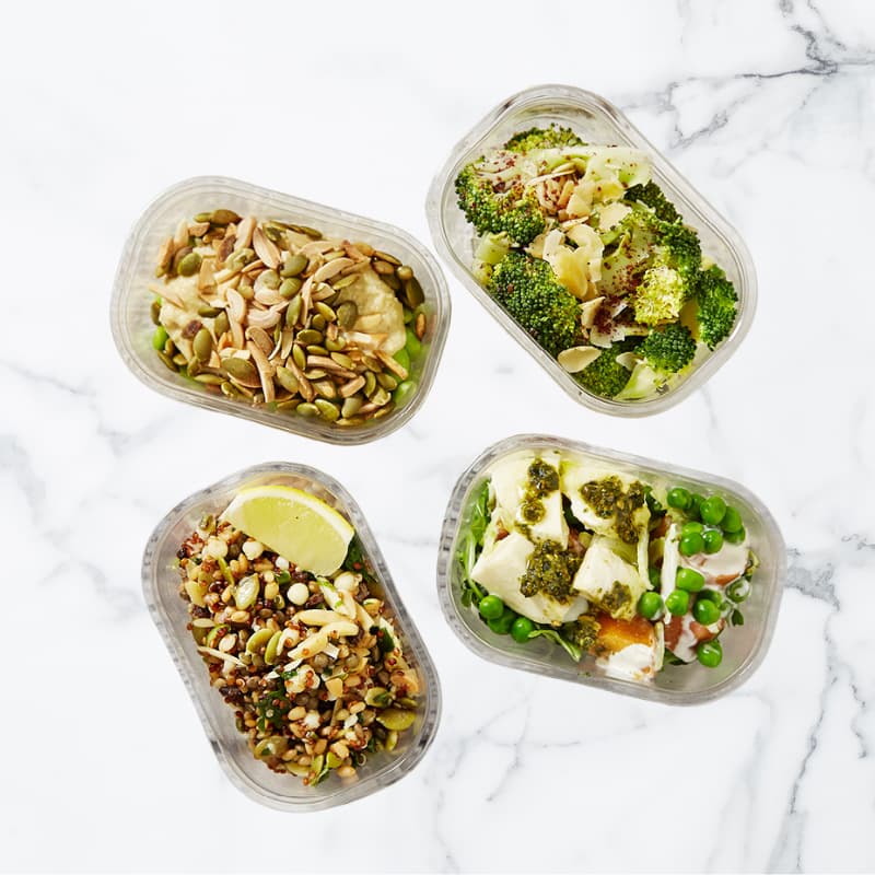 Herby Brown Rice Mini Salad Individual Bowl