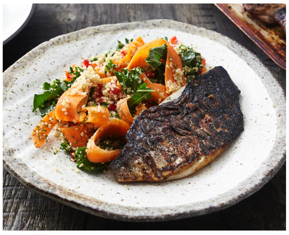 Blackened Sea Bream
