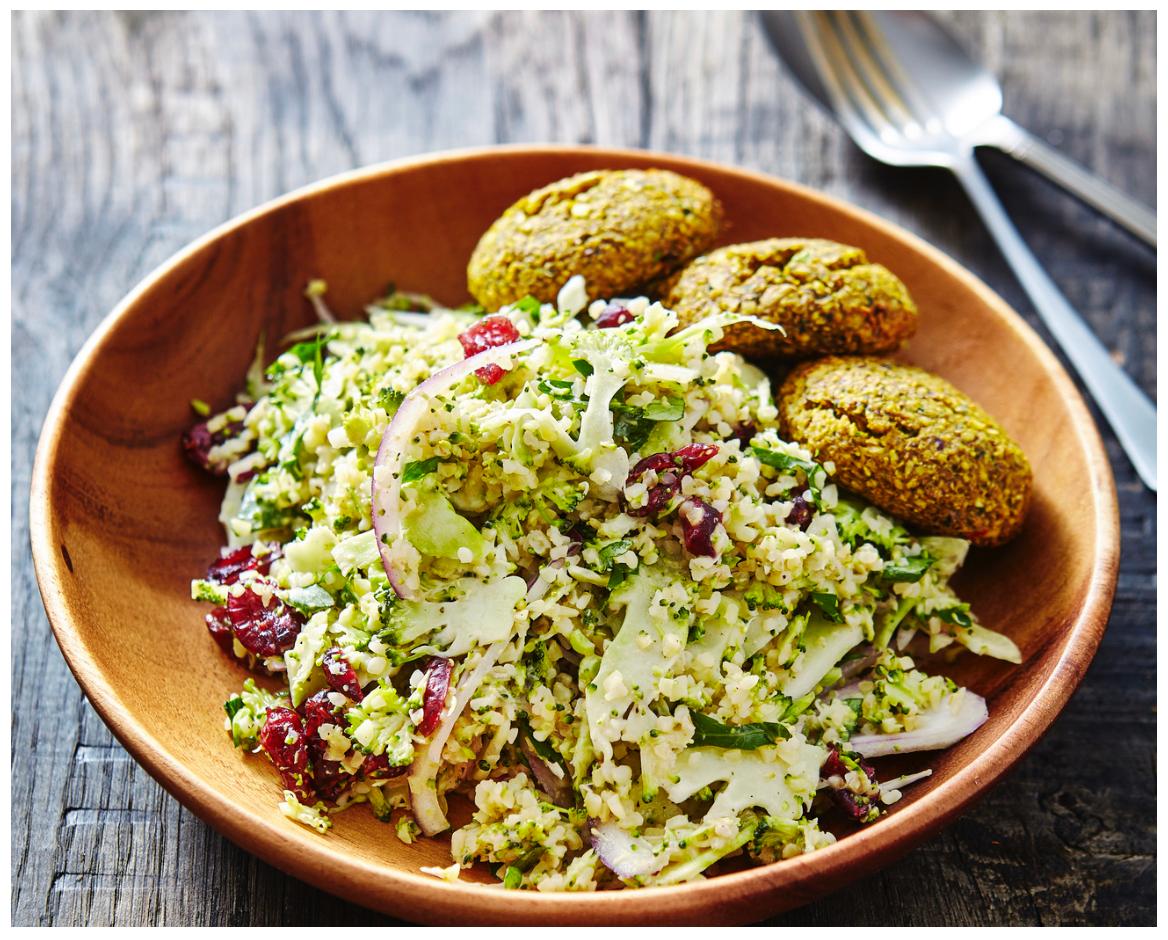 Baked Sweet Potato & Lentil Falafels