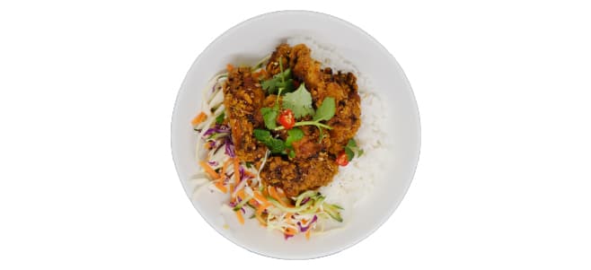 Lemongrass Chilli Chicken Rice Bowl