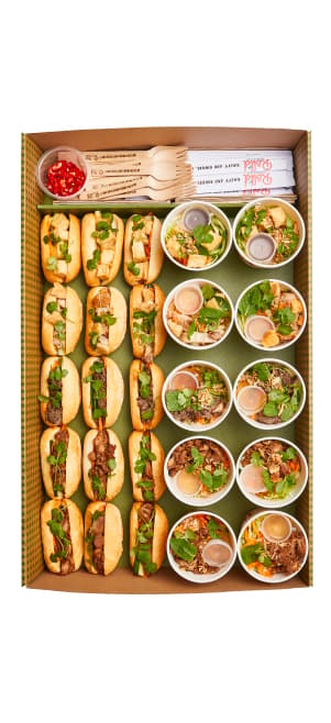 Mini Bowls & Mini Banh Mi Box No.6 