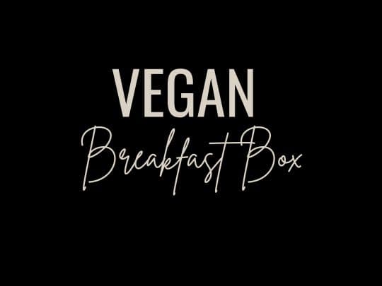 Vegan Breakfast Box