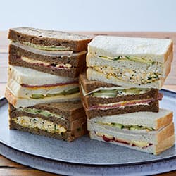 Vegetarian Ribbon Sandwich