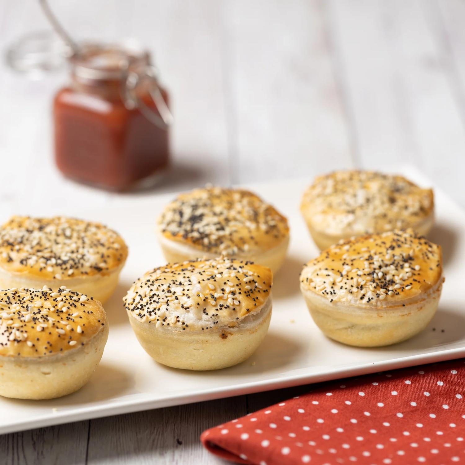 Mini Gourmet Pie Chicken and Mushroom (30 Pieces)