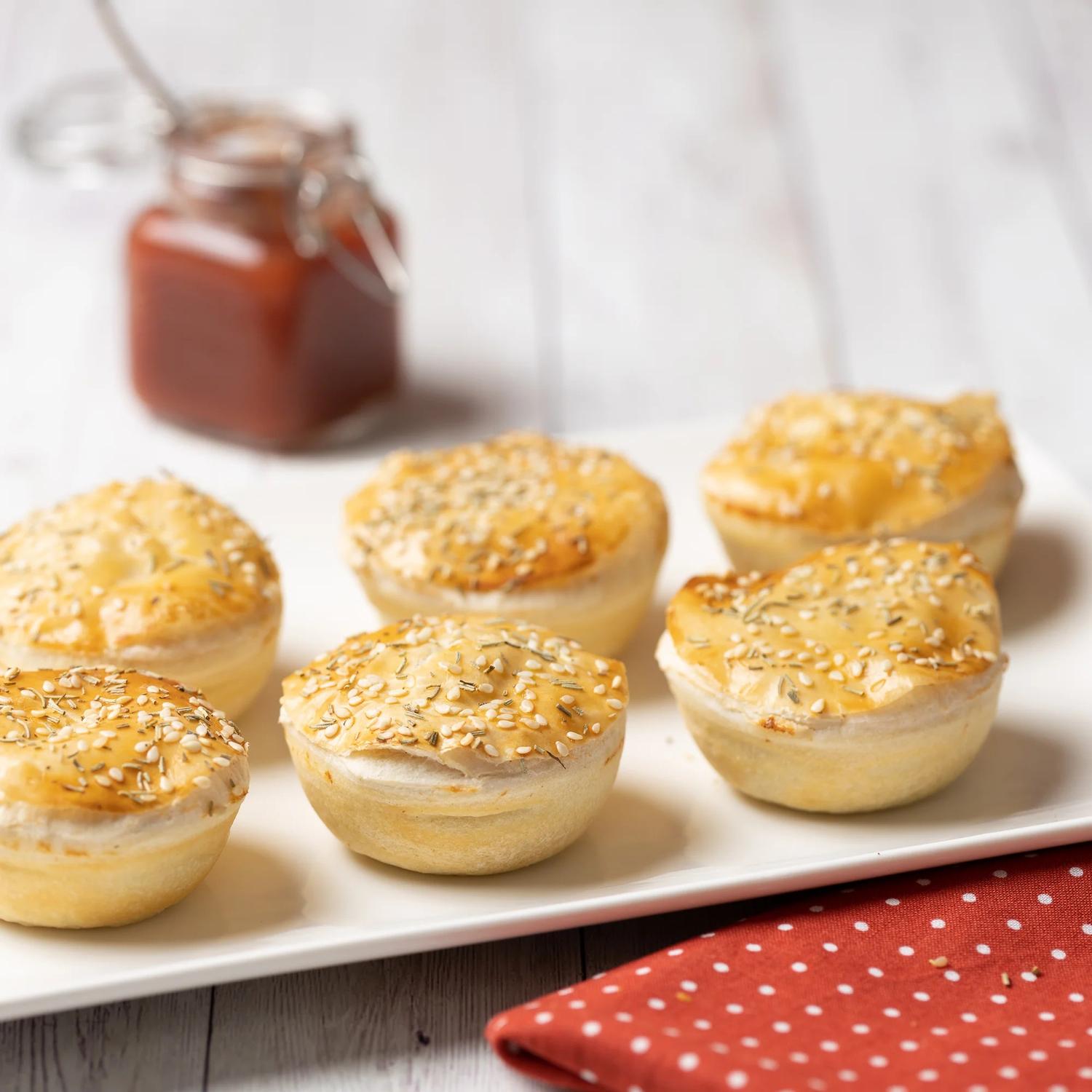 Mini Gourmet Pie Beef Shin Red Wine (30 Pieces)