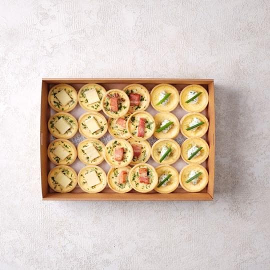 Savoury Tarts Box, Chipotle and Corn