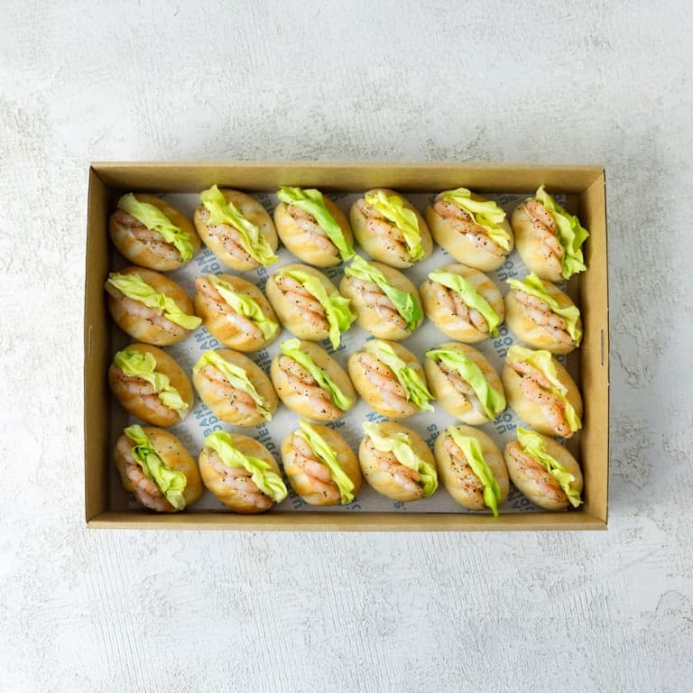 Citrus Poached Prawn Roll Box