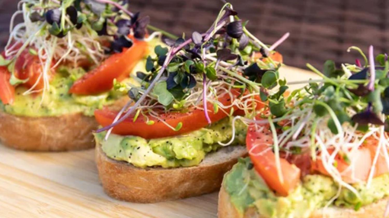 Gluten Free Avocado and Tomato Bruschetta Bread