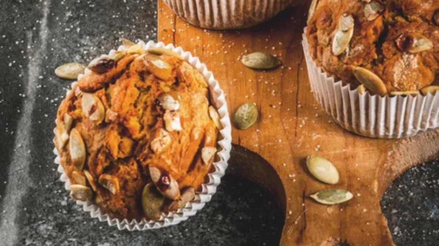Butternut Squash and Pumpkin Seed Muffin