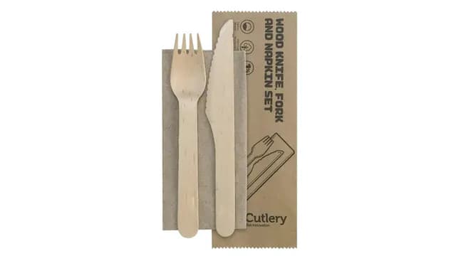 Disposable Cutlery and Napkin Pack
