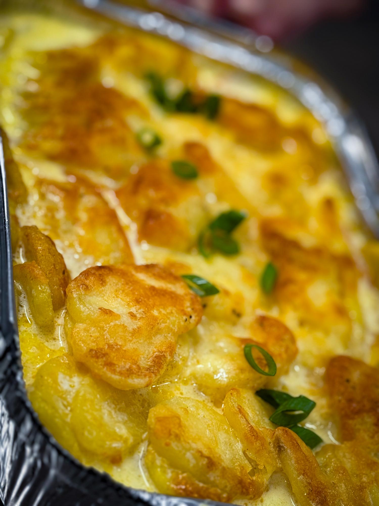 Tray of Cheesey Potato Bake (GF)