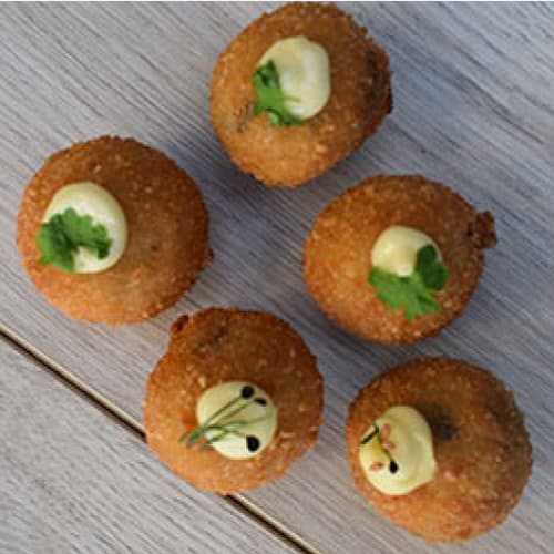 Truffle Mushroom Cheese Arancini Ball