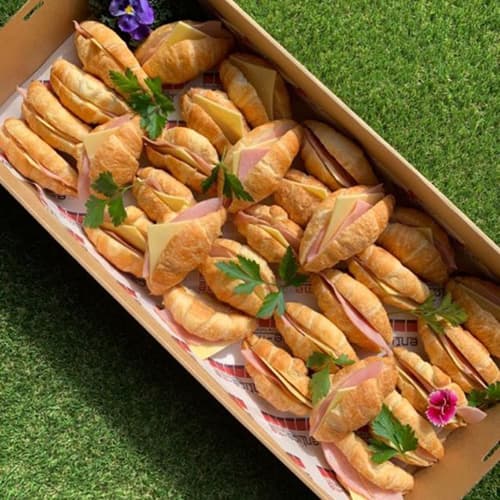 Mini Ham and Cheese Croissant 