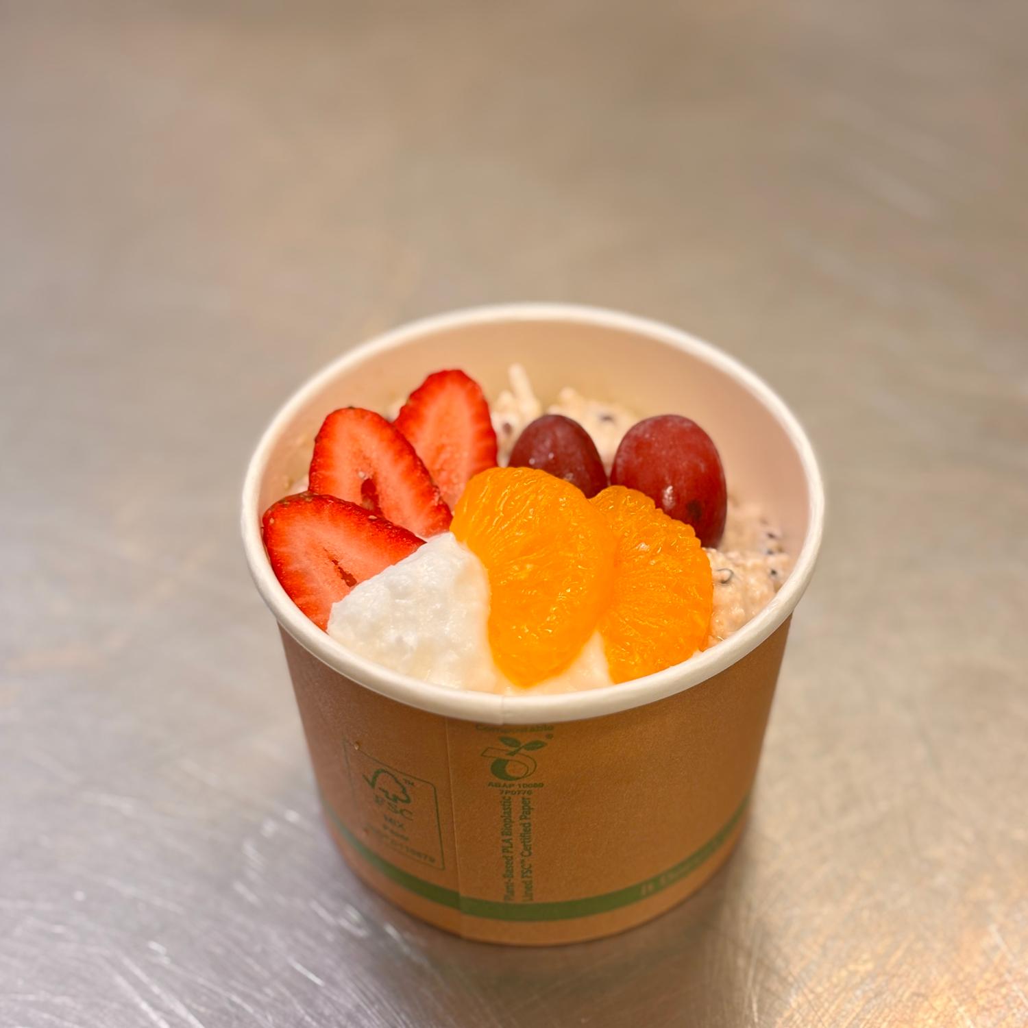 Bircher Muesli Cup with Vanilla Yoghurt (8OZ)
