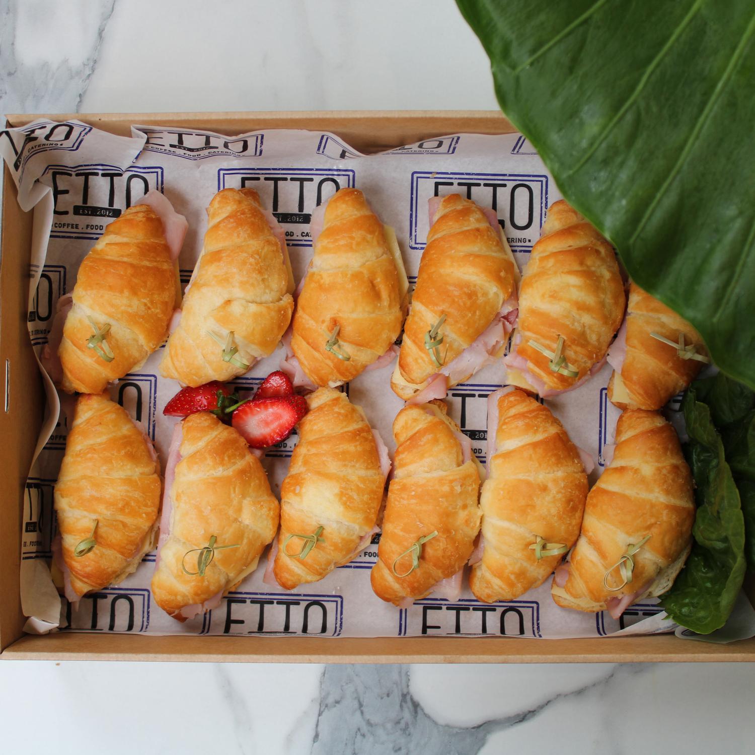 Mini Ham and Cheese Croissant