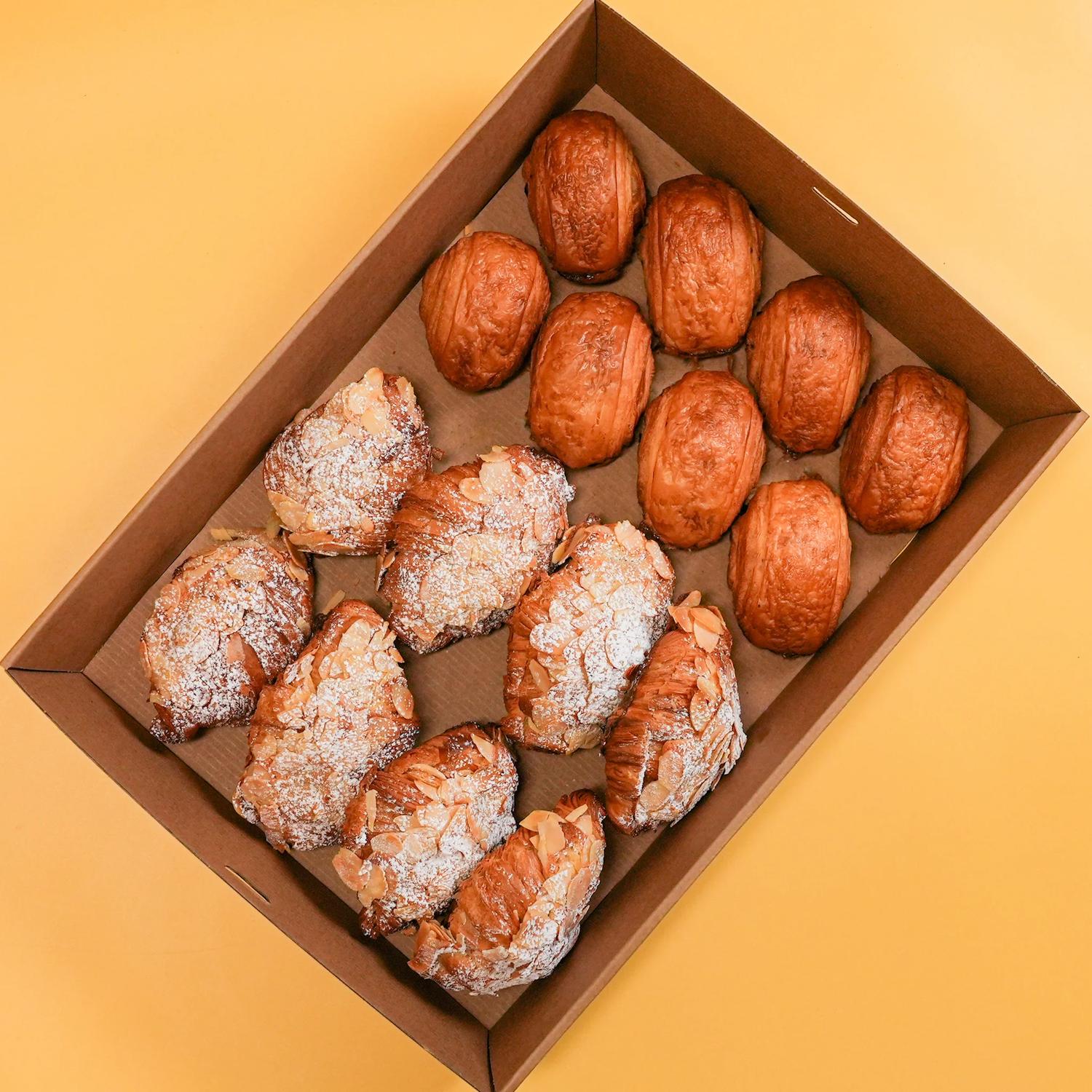 Mini Mixed Sweet Croissants (Box of 16)