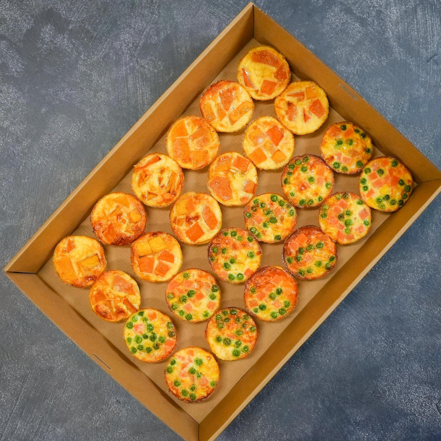 Veggies Fritatta Collection (Box of 24)