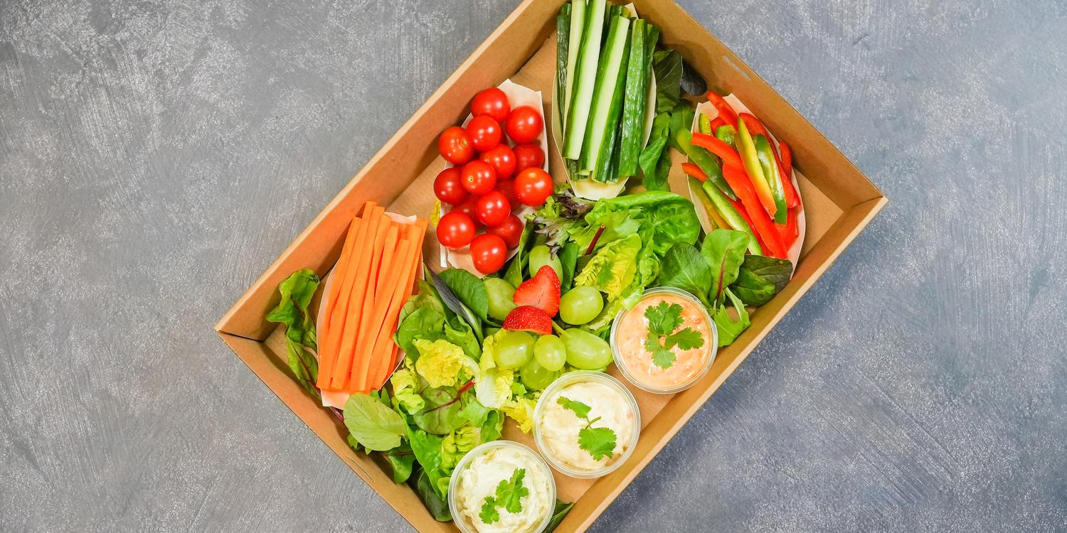 Crudities Dips Platter