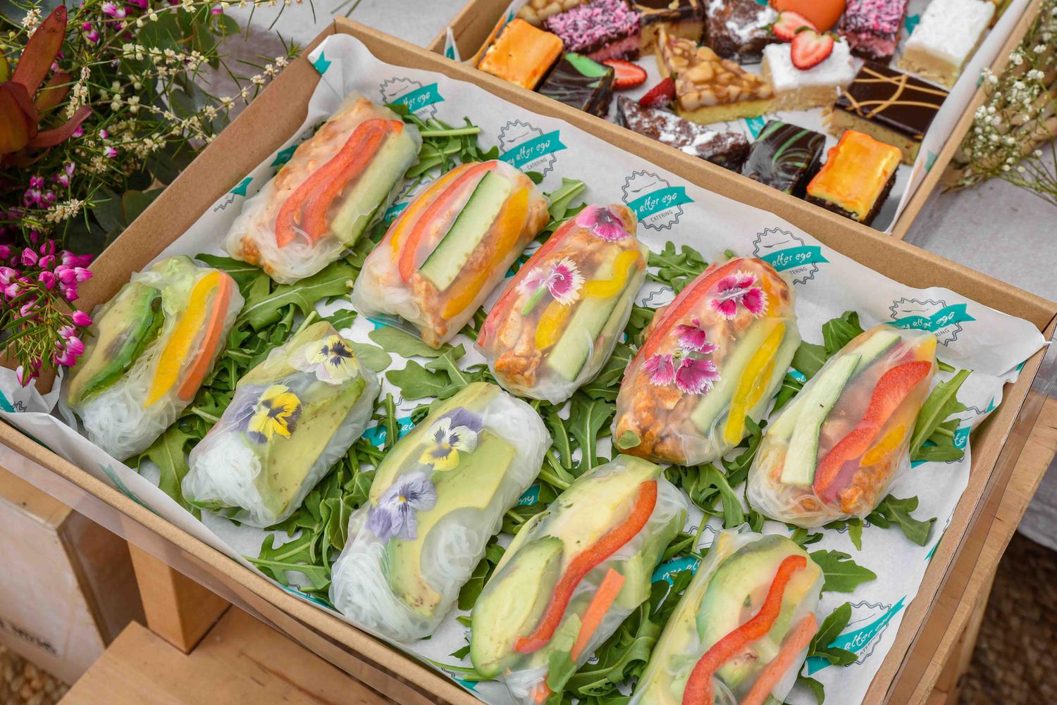Mini Assorted Rice Paper Rolls