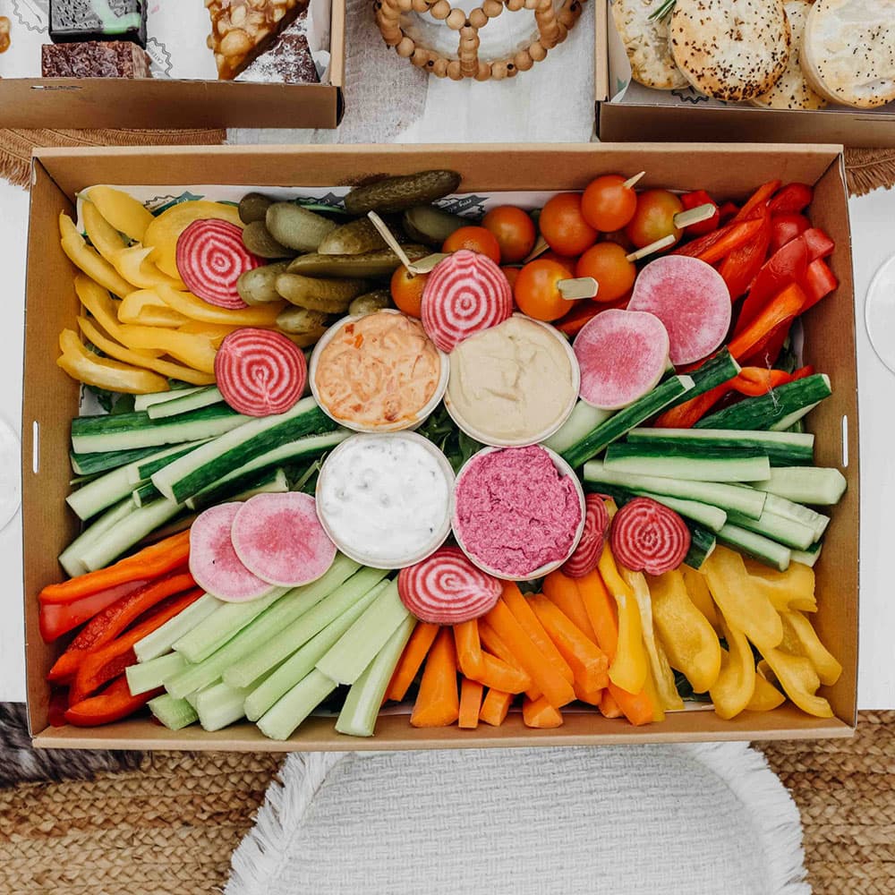 Stix and Dips Platter