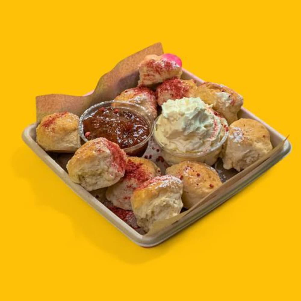 Lemonade Scones with Dried Raspberry