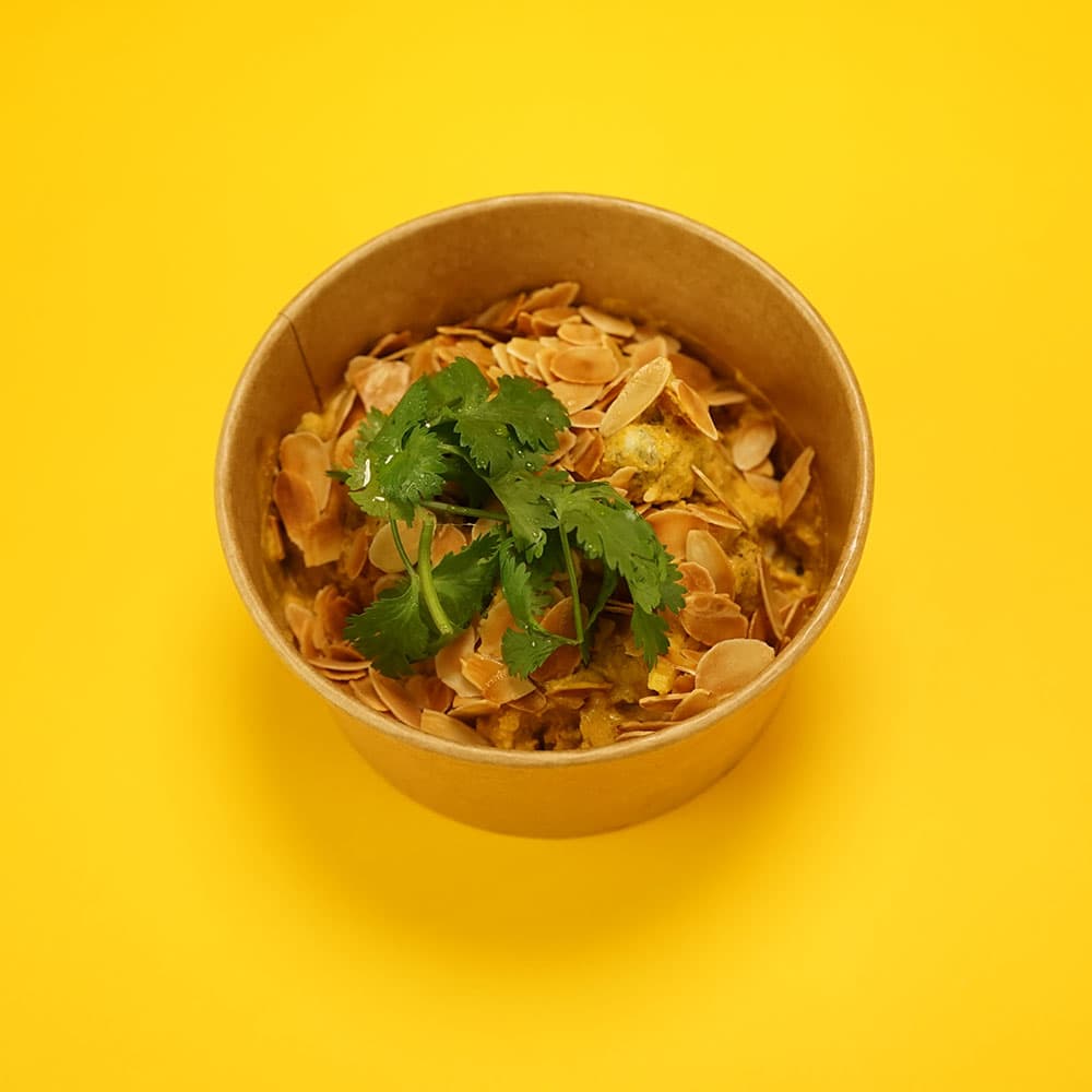 Chicken Korma with Flaked Almonds