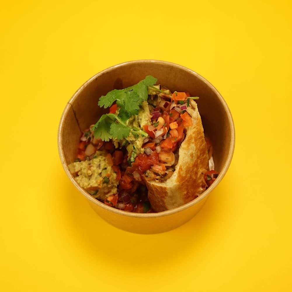 Vegan Burrito with Guacamole