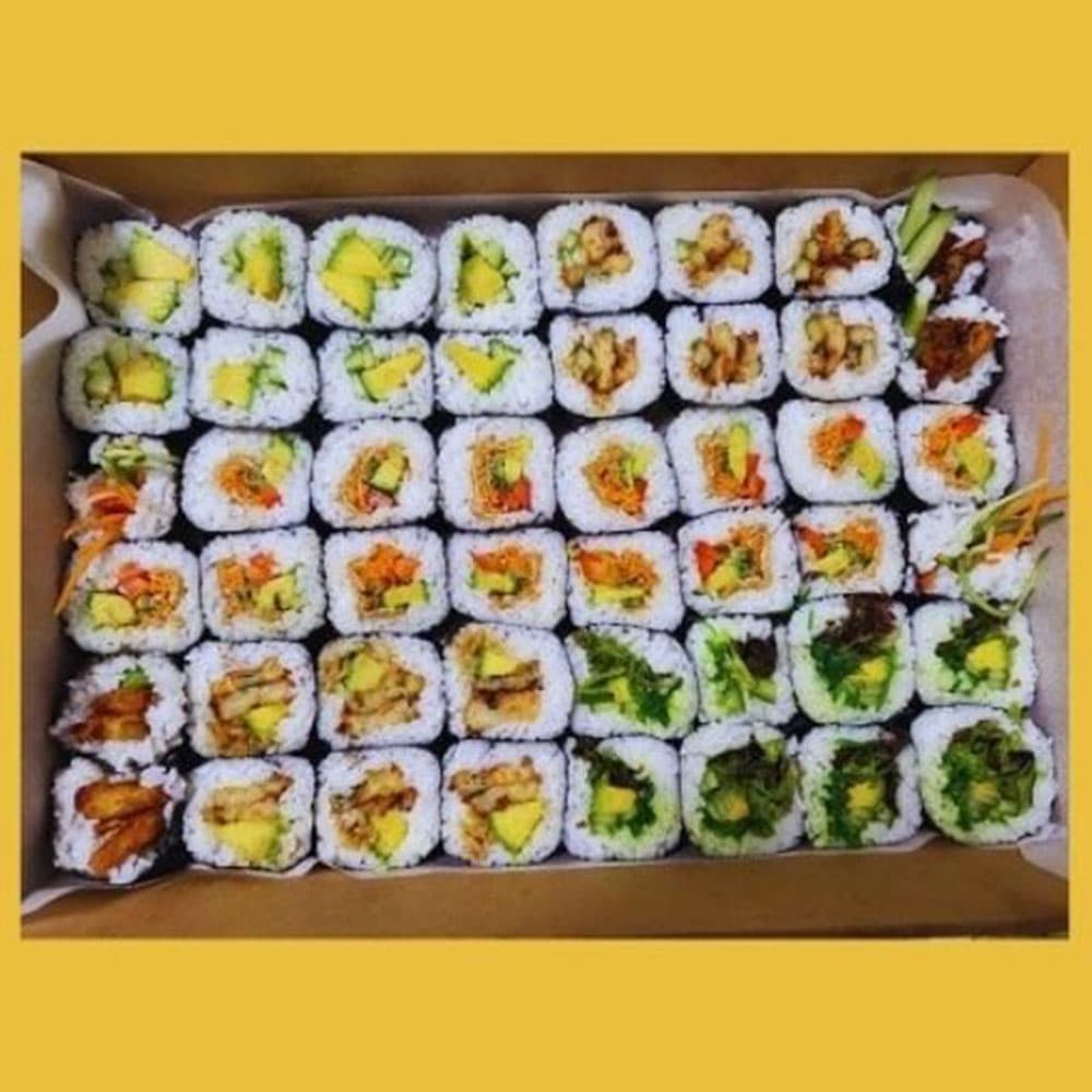 Large Vegetarian Sushi Platter (48 Pieces)
