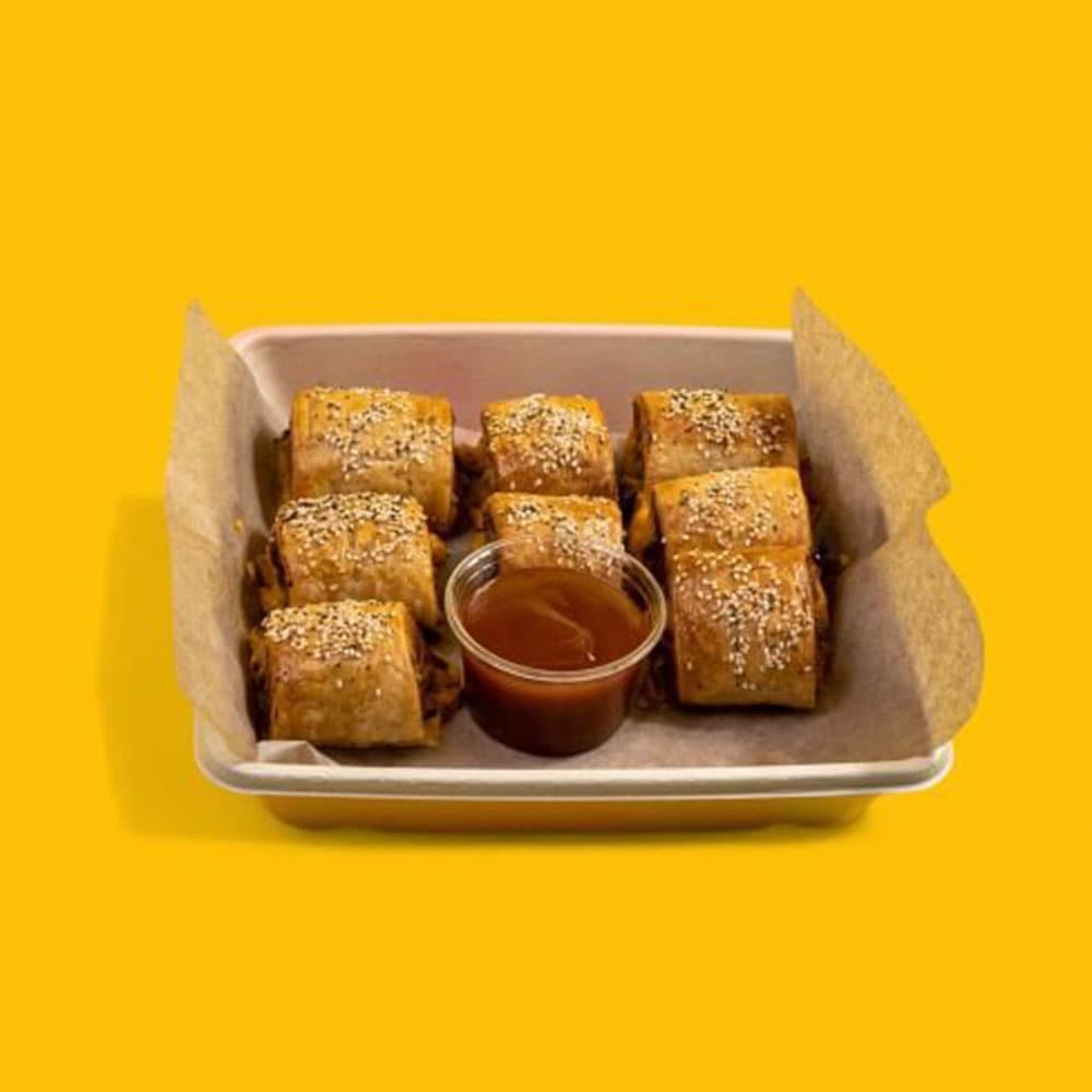 Cheeseburger Sausage Rolls