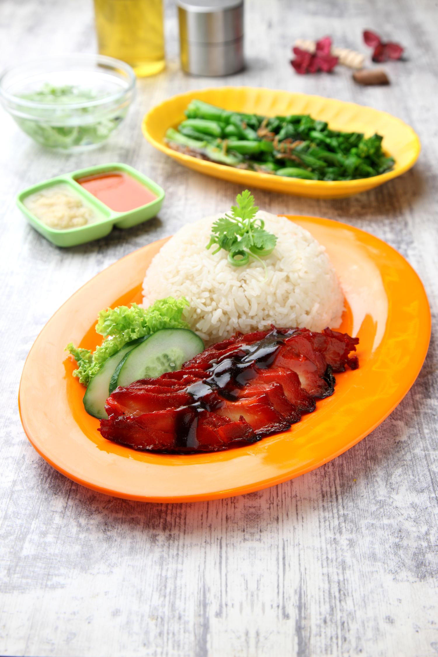 Chicken Char Siew Rice Set