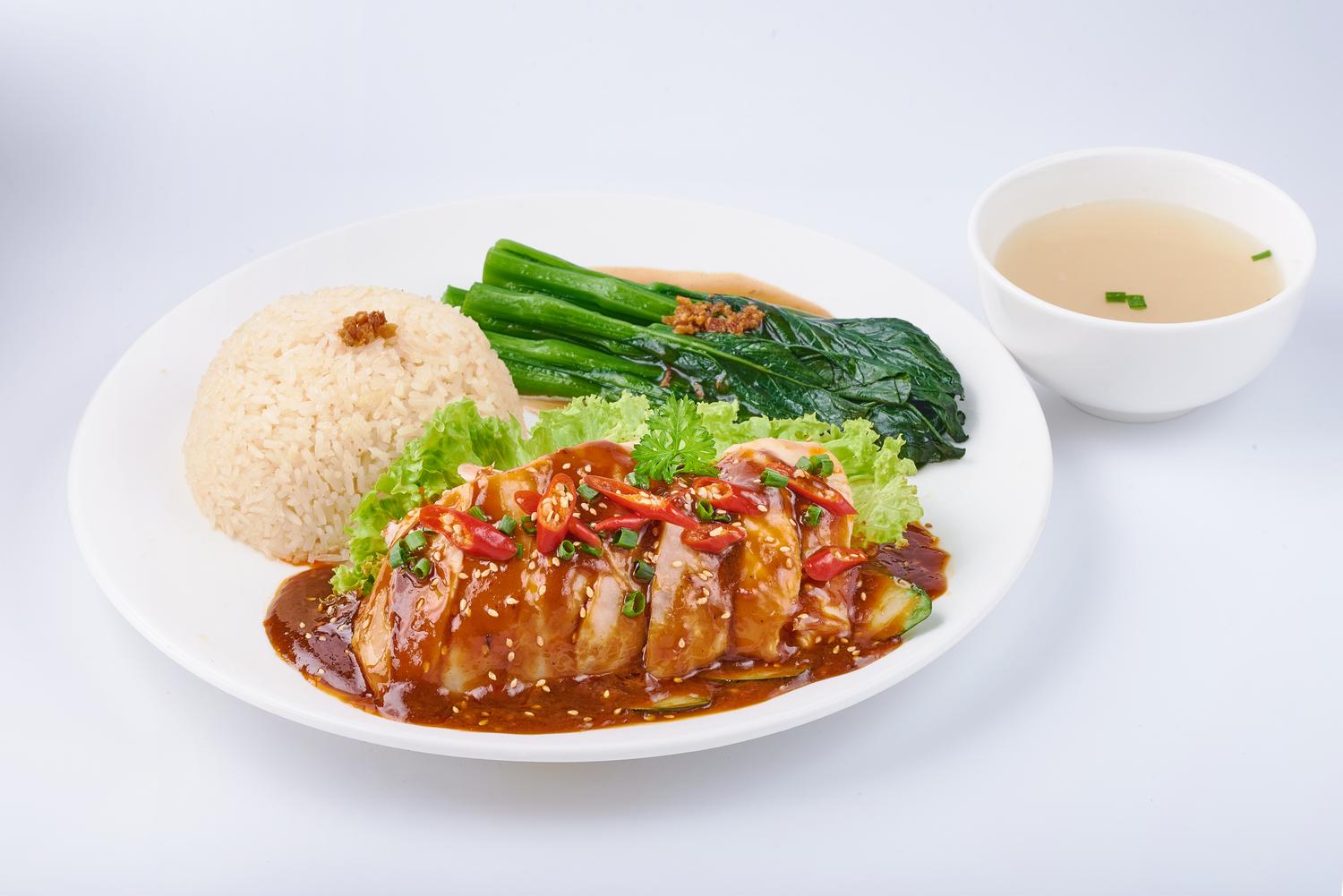 Sichuan Spicy Boneless Chicken Rice Set