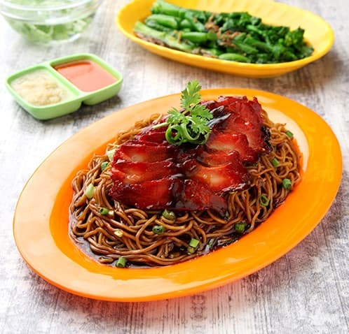 Chicken Char Siew Noodle Set 