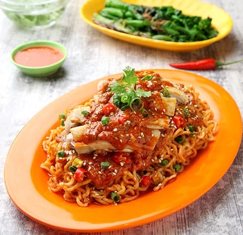 Sichuan Spicy Boneless Chicken Noodle Set