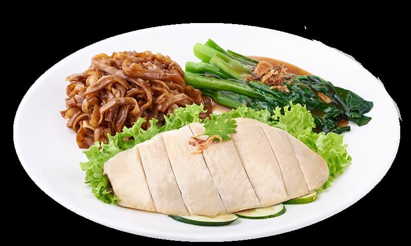 Steamed Boneless Chicken Hor Fun Set