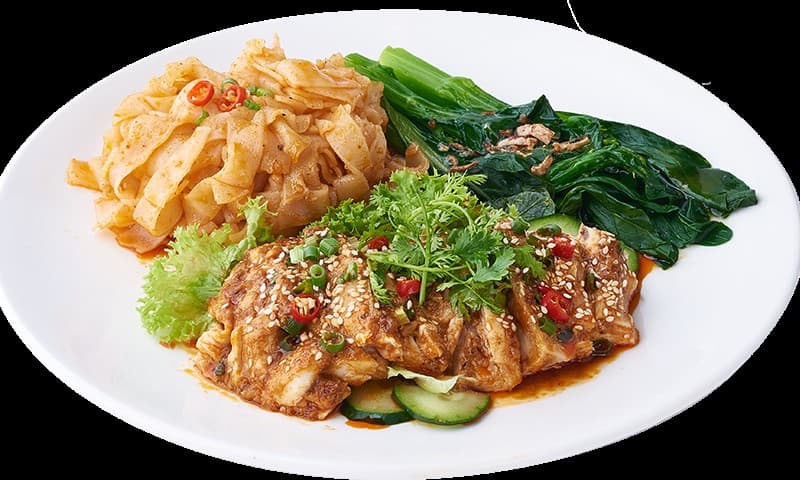 Sichuan Spicy Boneless Chicken Hor Fun Set