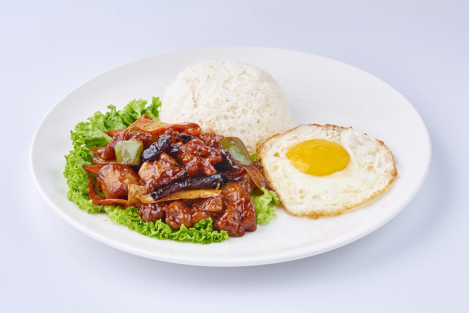 Kung Pao Chicken with Rice