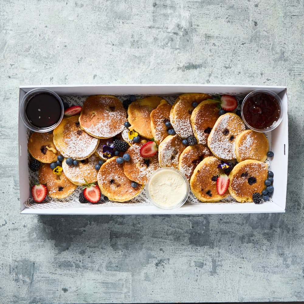 Chia & Blueberry Pancakes (Box of 25)