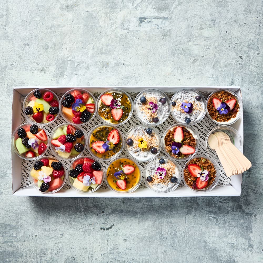 Fruit & Yoghurt Cup Collection (Box of 16)