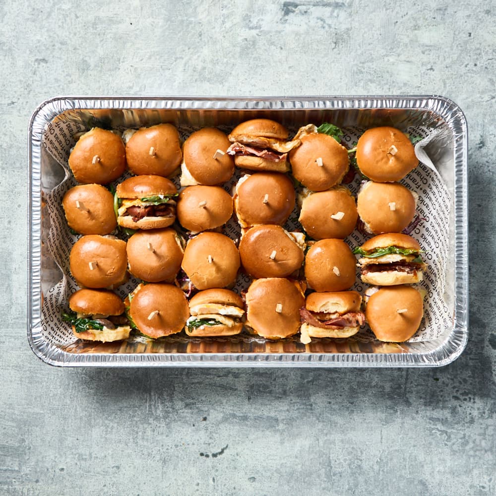 Breakfast Mini Burger Sliders (Box of 20)