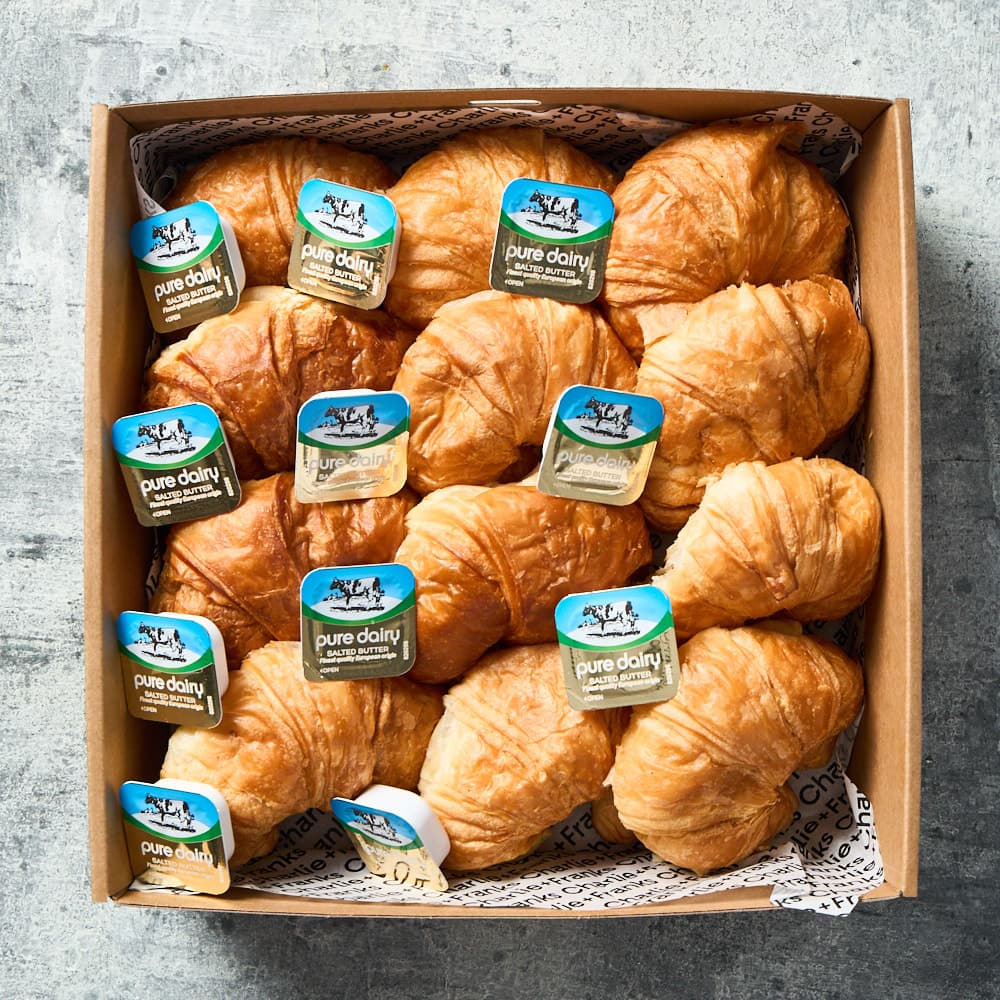 Cocktail Butter Croissants (Box of 12)