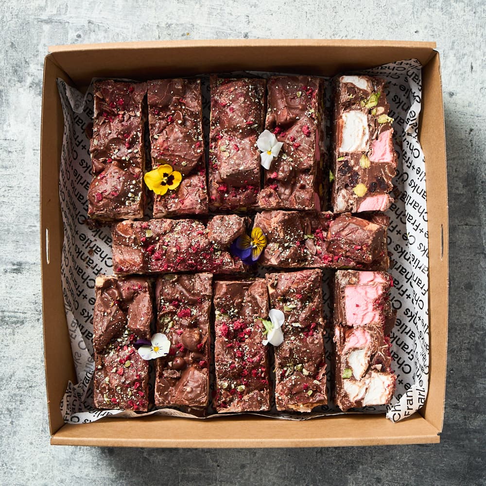 Pink Ribbon Day Rocky Road Slices Box (12pcs)