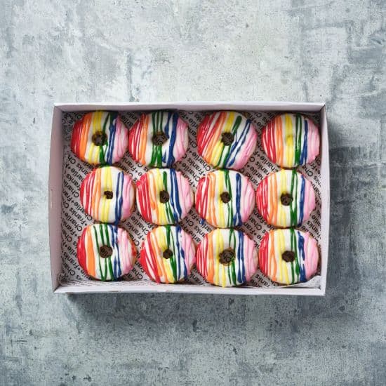 Rainbow Donuts (Box of 12)