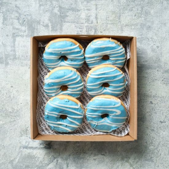 Oktoberfest Blue Donuts Box (6pcs)