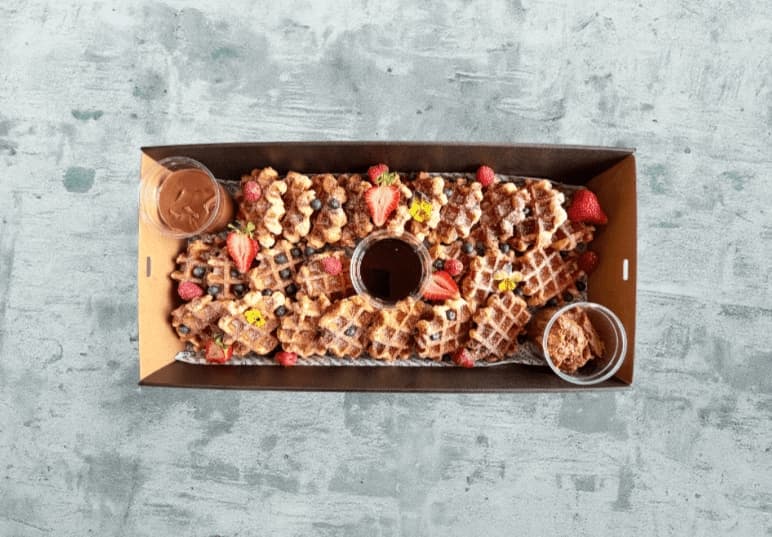Breakfast Belgian Waffles (Box of 24)