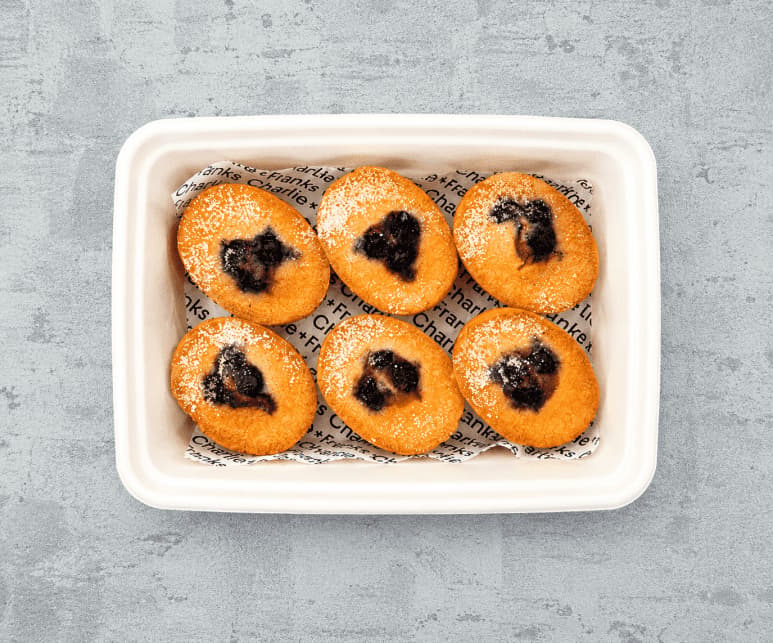 Wear It Purple Blueberry Friands (Box of 6)
