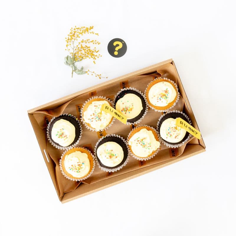 RU OK Day Cupcakes Box (8pcs)